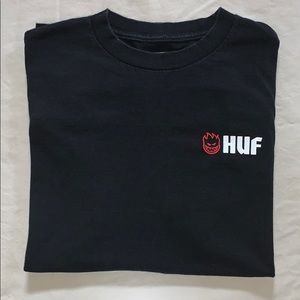 HUF Black Med. Long Sleeve Shirt